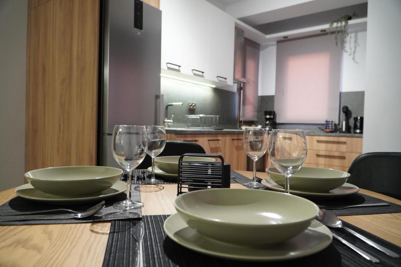 Modern Apartment In Οld Τown Selanik Dış mekan fotoğraf